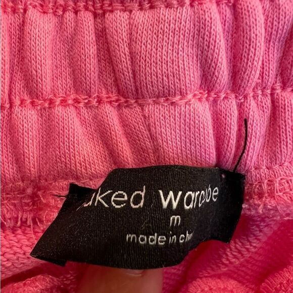 Naked Wardrobe Pink Track Pants with Elastic Waistband - Picture 6 of 9